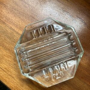 Clear Glass Ashtray